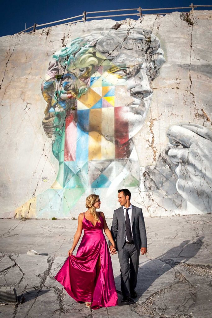 prematrimonio alle cave di carrara