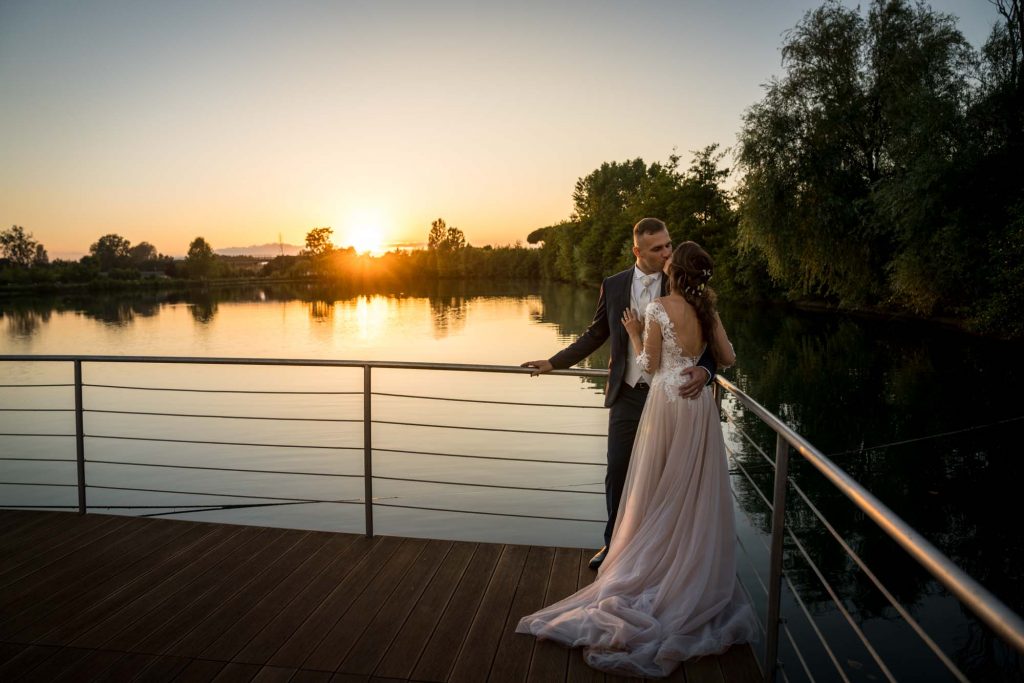 matrimonio al lago del sole
